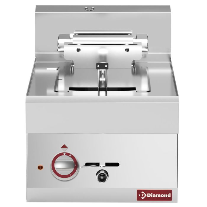 Elektro Friteuse 1 Becken 10 L. -Top- "Alpha 650" - E65/F10-4T-230V/3-N-1