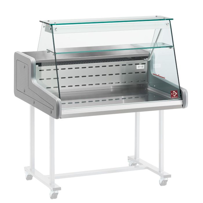 Verkaufstheke gekühlt - gerade Glasscheibe - SUP15-ZD/R2-1