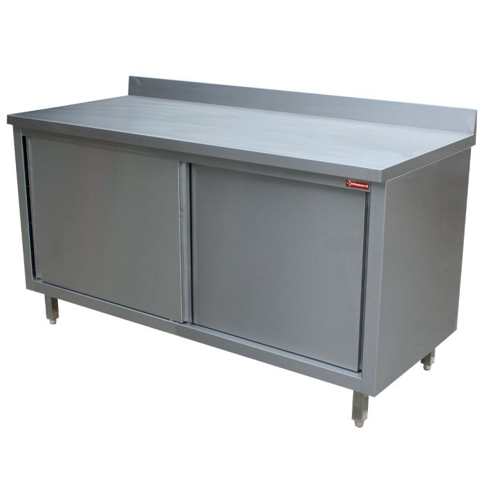 Neutraler Arbeitsschrank Schiebetüren, Wandversion - TA106/B-D-1