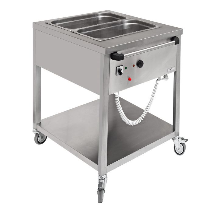 Mobiler Bain Marie 2x GN1/1-1