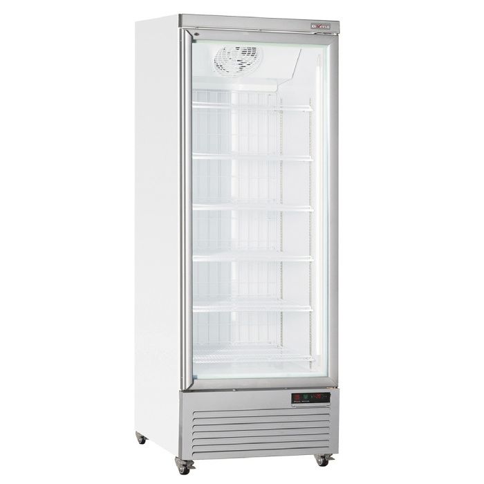 Vertikaler Gefrierschrank-Vitrine, 560 Liter - WEISS-1