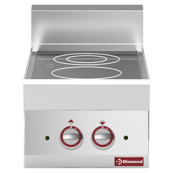 Elektro-Vitro-Keramikherd 2 Kochstellen -top- "Alpha 650" - E65/2VC4T-230V/3-N-1