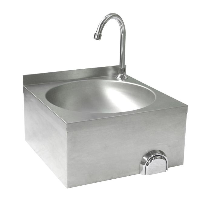 Waschbecken mit Kniebedienung-1