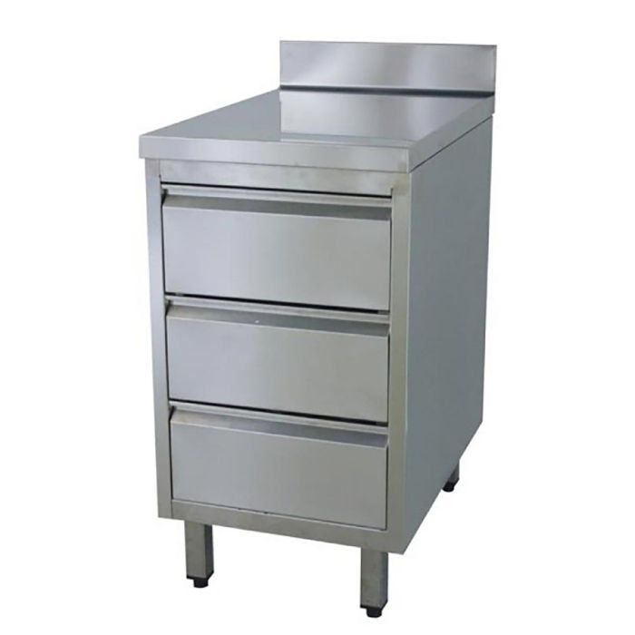 EASYLINE Schubladenschrank 600 mit 3 Schubladen inkl. Aufkantung-1