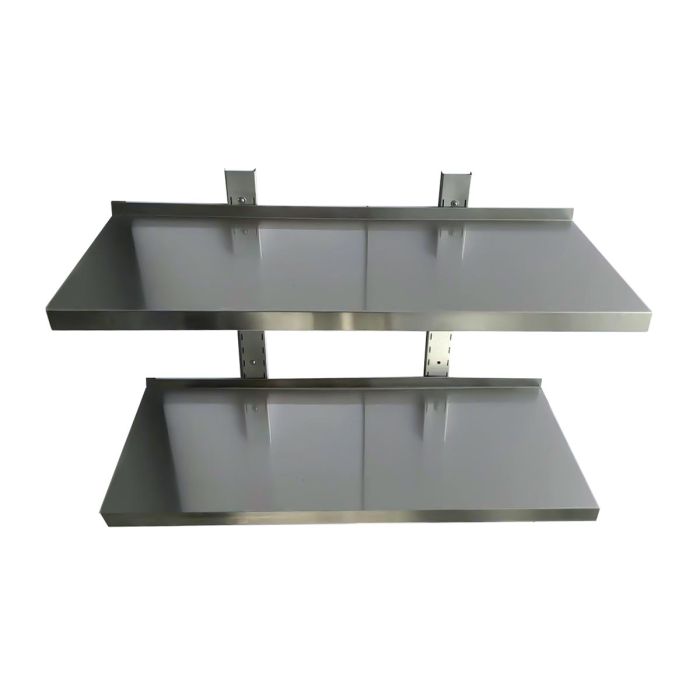 EASYLINE Wandbord 300 inkl. Konsolen zur Wandbefestigung / 2 Etagen B:1400-1