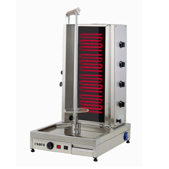 SARO Döner- / Gyrosgrill Elektro für 80kg Fleisch ED4-1