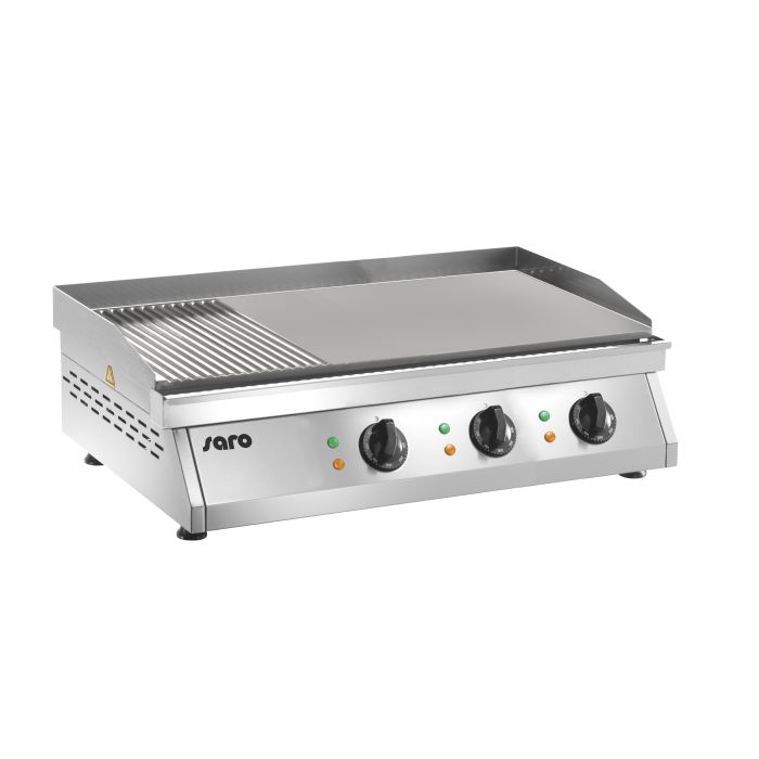 SARO Grillplatte (gerillt + glatt) Modell FRY TOP GH 760 R-1