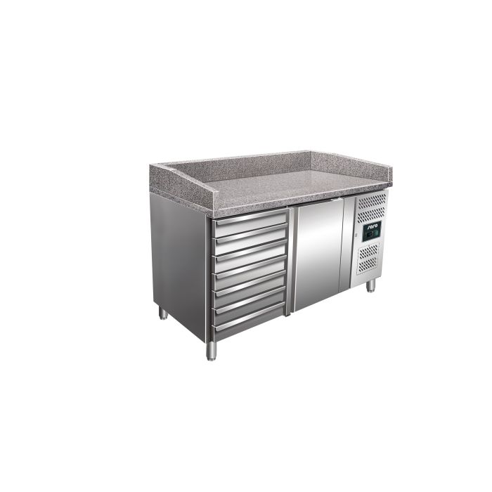 SARO Pizzatisch mit Schubladen Modell MARGA PZ 1610 TN-1