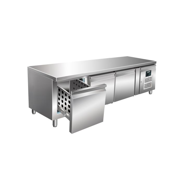 SARO Unterbaukühltisch mit Schubladen Modell UGN 3100 TN-3S-1