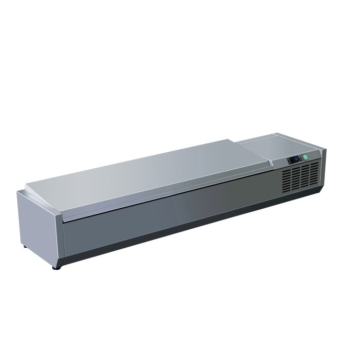 SARO Kühlaufsatz mit Deckel - 1/3 GN Modell VRX 1600 S/S-1