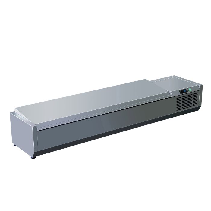 SARO Kühlaufsatz mit Deckel - 1/3 GN Modell VRX 2000 S/S-1