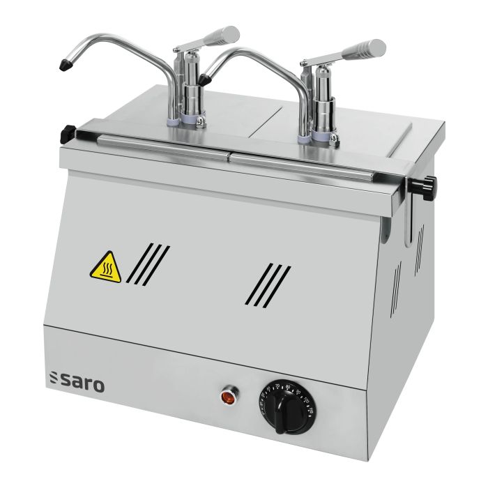 SARO Bainmarie 2X1/6 GN 200 mit Dispenser BM-0216-1
