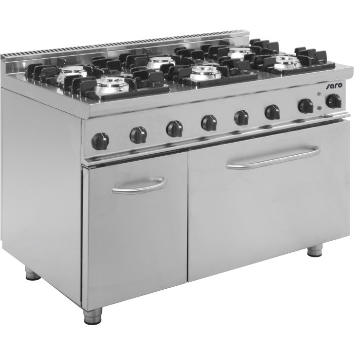 SARO Gasherd mit Elektrobackofen Modell E7/KUPG6LE-1