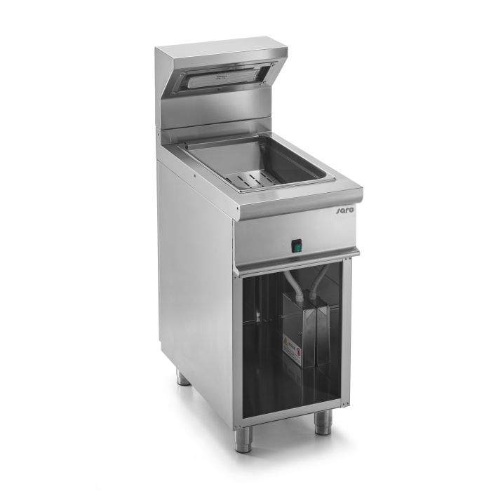 SARO Pommeswärmer mit offenem Unterbau Modell E7/SPE40BA-1