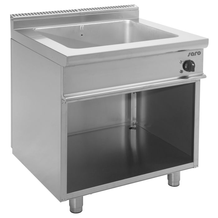SARO Bain Marie mit offenem Unterbau Modell E7/BME2BA-1