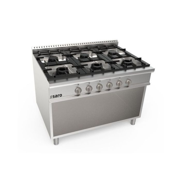 Gasherd, offener Unterbau, 6 Brenner, LQ / CUG6BA-1