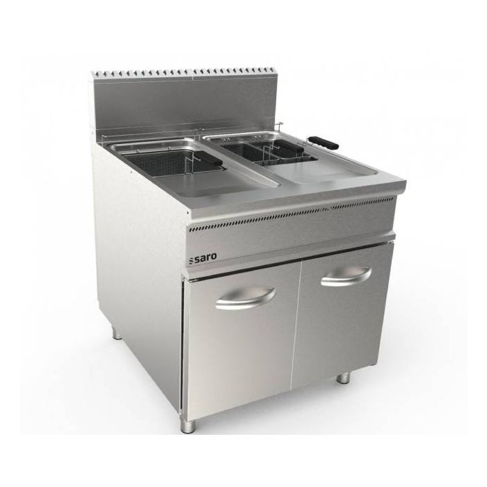 Gasfritteuse, 2 x 22 L, Modell LQ / FLG2V22-1