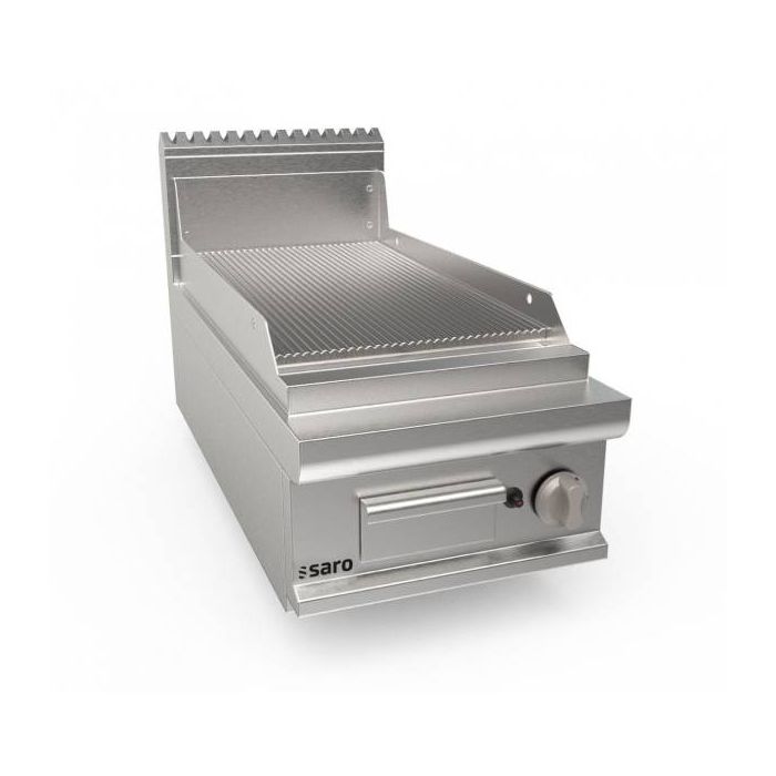 Gasgriddleplatte, Tischmod., gerillt LQ / FTG2BBR-1