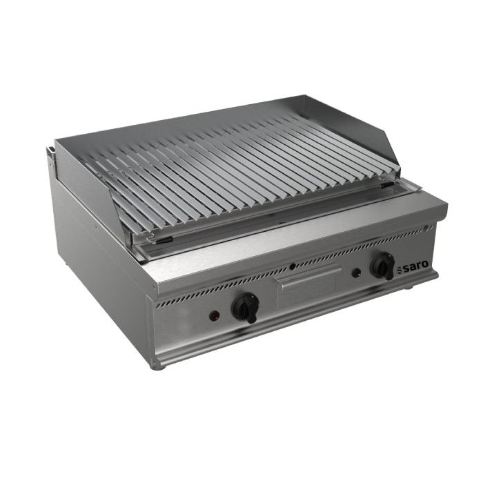SARO Gas-Lavasteingrill Tischmodell E7/BS2BB-1