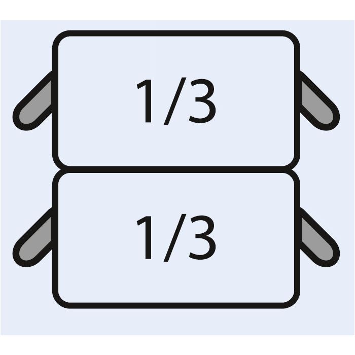 SARO E7/CPCEXE Nudelkorb-Set: 2 x 1/3 GN-1