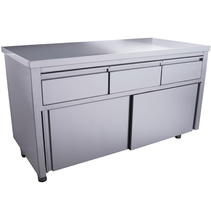 SARO Schiebetürenschrank - 3 Schubladen 1400X700mm-1