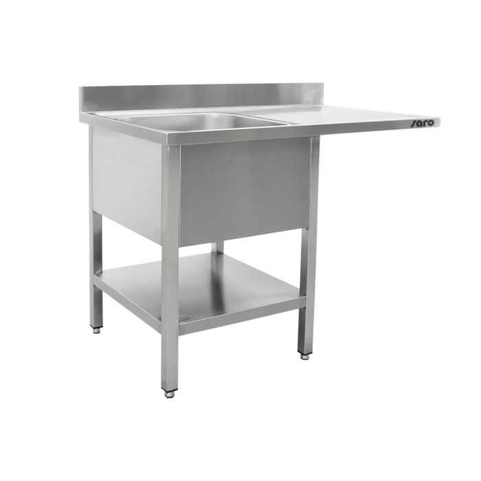 SARO Spülcenter mit 1 Becken, links - 700 mm Tiefe, 1200mm-1
