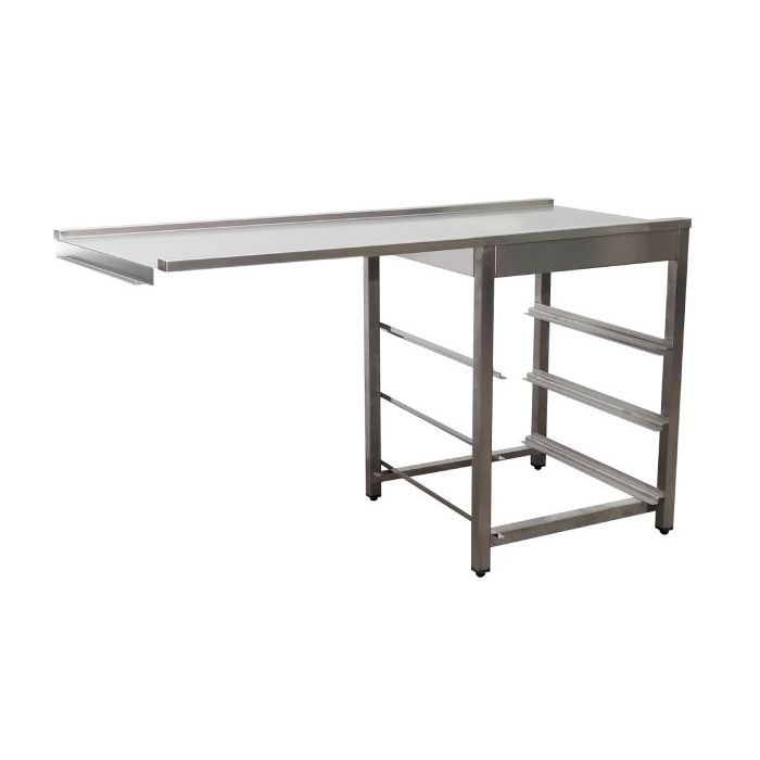 SARO Ablauftisch für Spülmaschine links, 1600mm-1