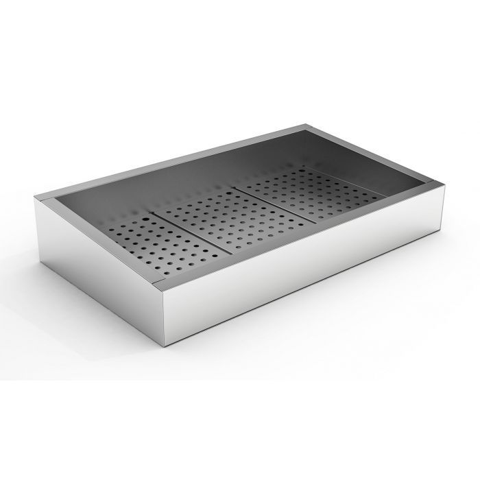GEMAHLENES EIS BEHÄLTER SCHIEF 3/1 GN AISI 304  WASSERHAHN AN DER BEDIENUNG SEITE-6
