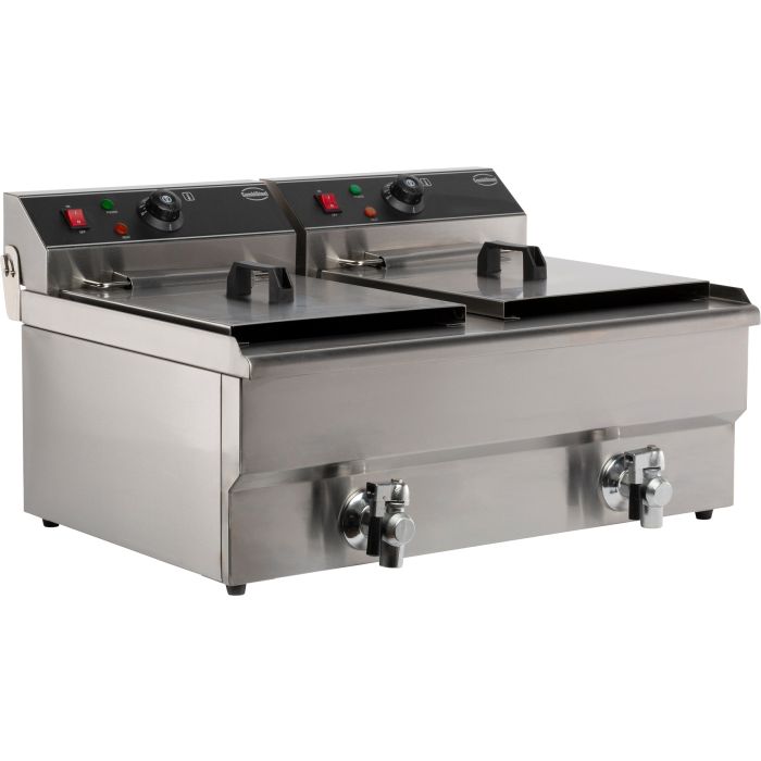 Elektro - Tischfritteuse 2X10 Liter-1