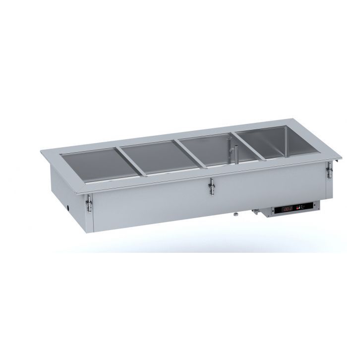 Einbau - Bain - Marie 4/1 - Manuelle Wasserbefüllung-1