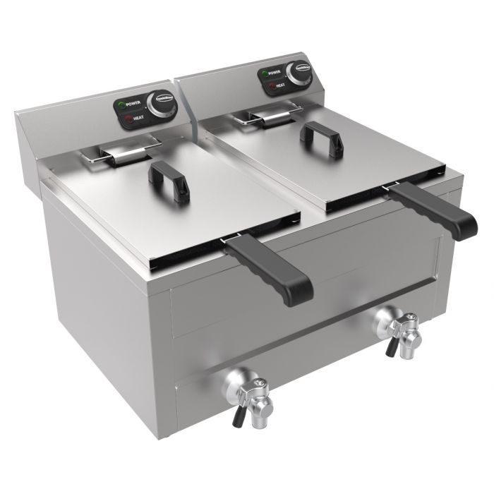 Elektro - Tischfritteuse 2X8 Liter, 2X3 Kilowatt-1