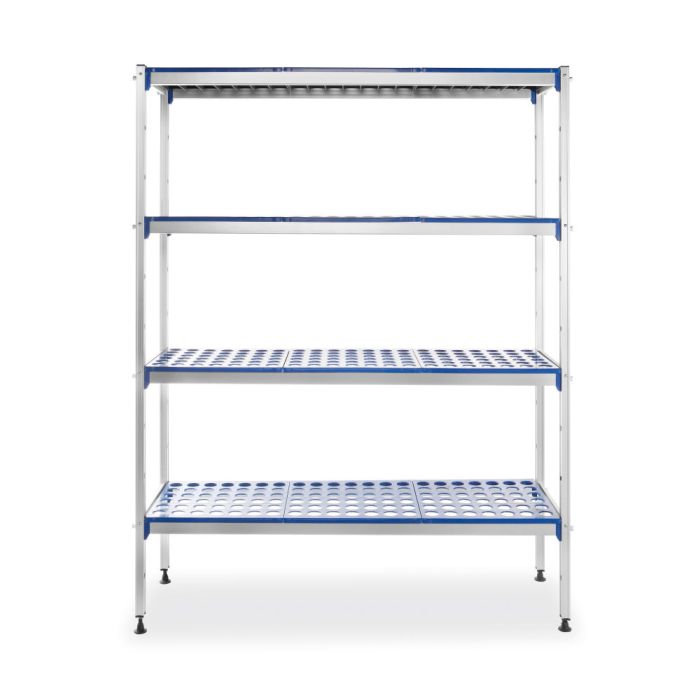 Regalsystem aus Aluminium, HENDI, 1280x405x(H)1685mm-1