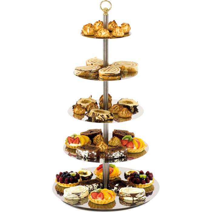 Spiegel-Etagere, 3-stufig, Höhe 48 cm-1
