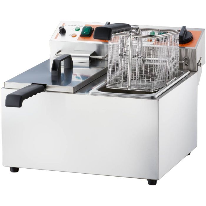 Doppel-Fritteuse CATERINA, 2x 5 Liter, 585x430x265 mm (BxTxH), 2x 3 kW 230 V-1
