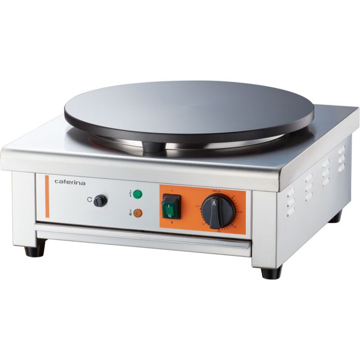 Crepe-Gerät mit Ø 400 mm Platte, 450x470x220 mm (BxTxH), 3 kW, 230 V-1