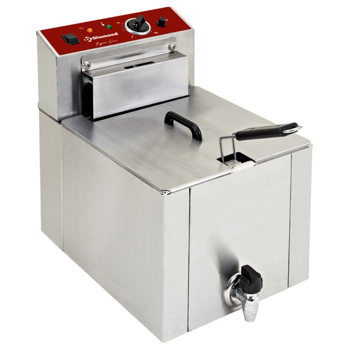 Elektro-Tischfriteuse "S-POWER" 12 Liter + Ablasshahn - F12TR/SP-1