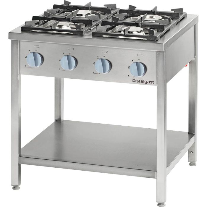 Gasherd Serie 900 - G20, 4-Brenner (3,5+5+7+9), 900 x 900 x 850 (BxTxH)-1