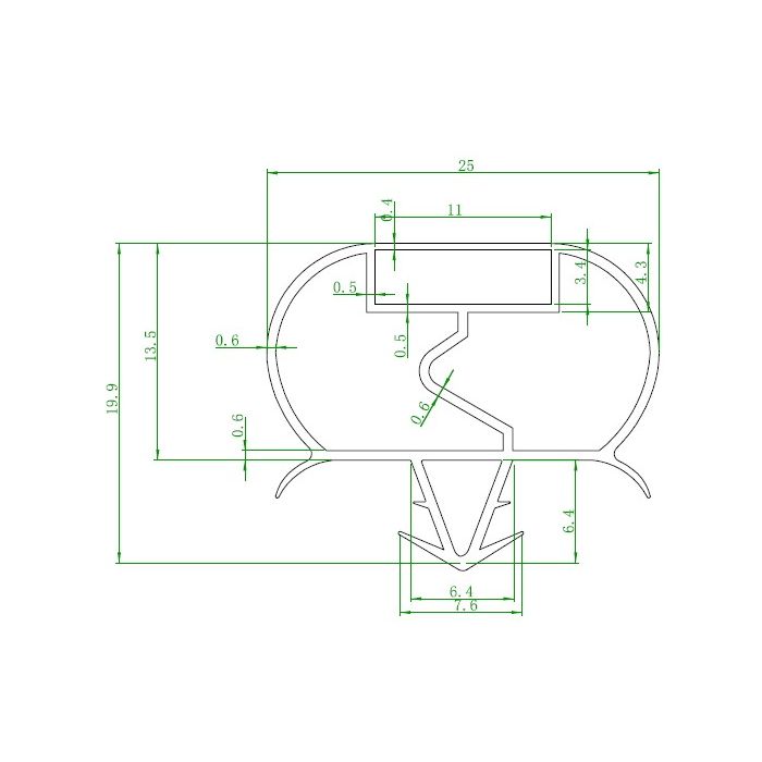 Gummidichtung Tür für THL400TN/BT-1