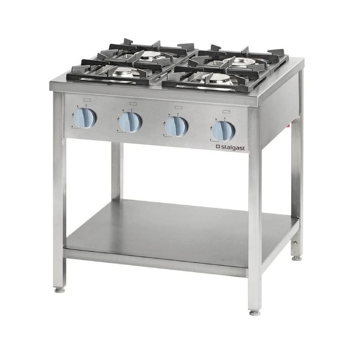 Gasherd Serie 900 - 4-Brenner (3,5+5+2x7), 22,5 kW, G20, 900 x 900 x 850 mm (BxTxH)-2