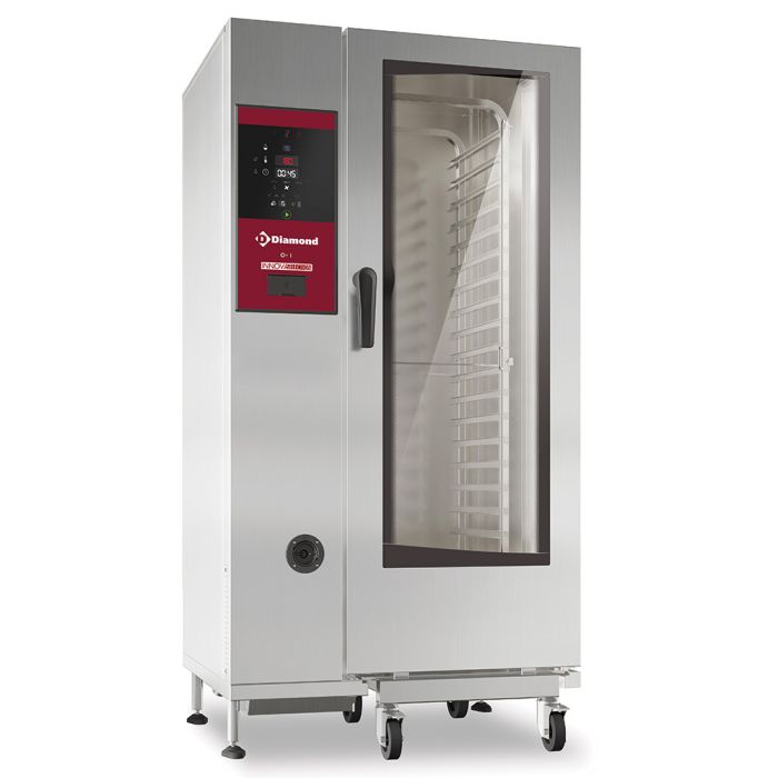 Kombidämpfer mit Direkteinspritzung und Konfektionsöfen, 20xGN1/1+Cleaning - SDE/XC-20-1