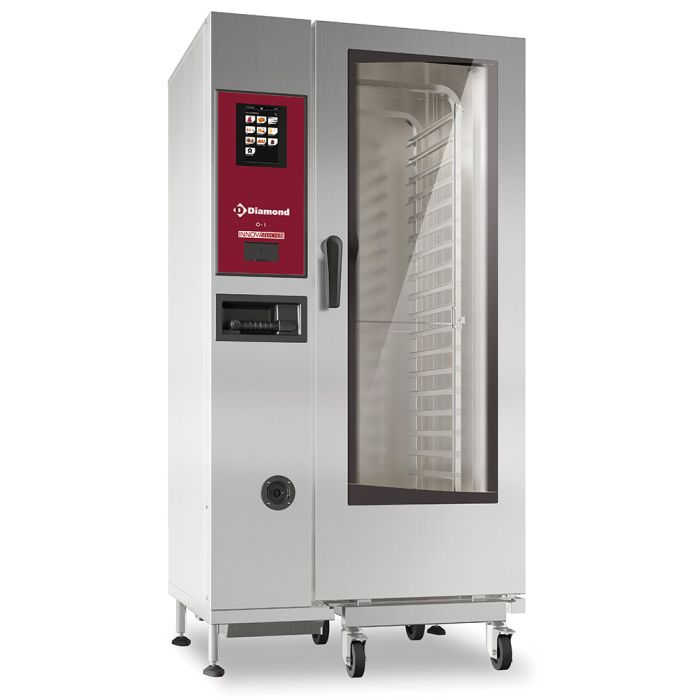 Elektro Kombidämpfer "TOUCH" mit Boiler & Konvektion 20xGN1/1+ Reinigung - SBET/XC-20-230V/3--1
