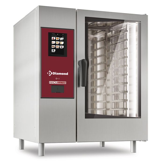 Kombidämpfer "TOUCH" mit Boiler & Konvektion 10xGN1/1+ Reinigung - SBGT/XC-10-1