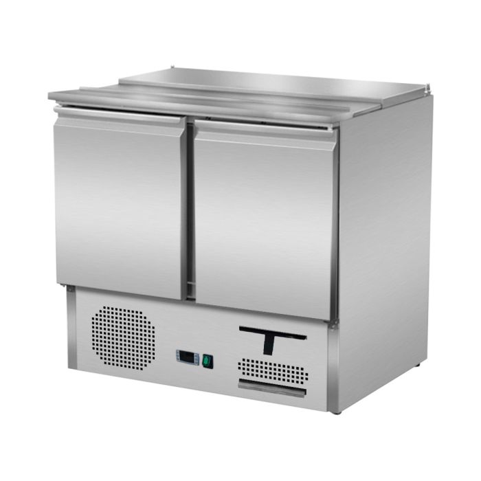 Saladette 2 Türen, Inhalt 176 L, 90 x 70-1