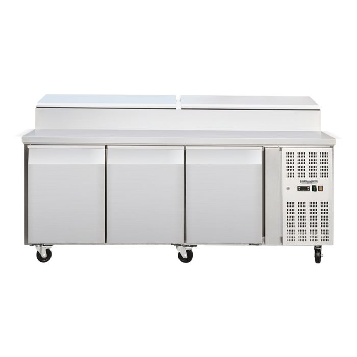 Zubereitungstisch 3 Türen, 202 x 80-1