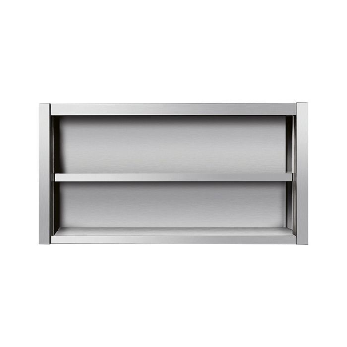 Wandhängeschrank aus Edelstahl, 200 x 40, ohne Tür-1