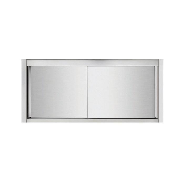Wandhängeschrank aus Edelstahl, 150 x 40, mit Tür-1