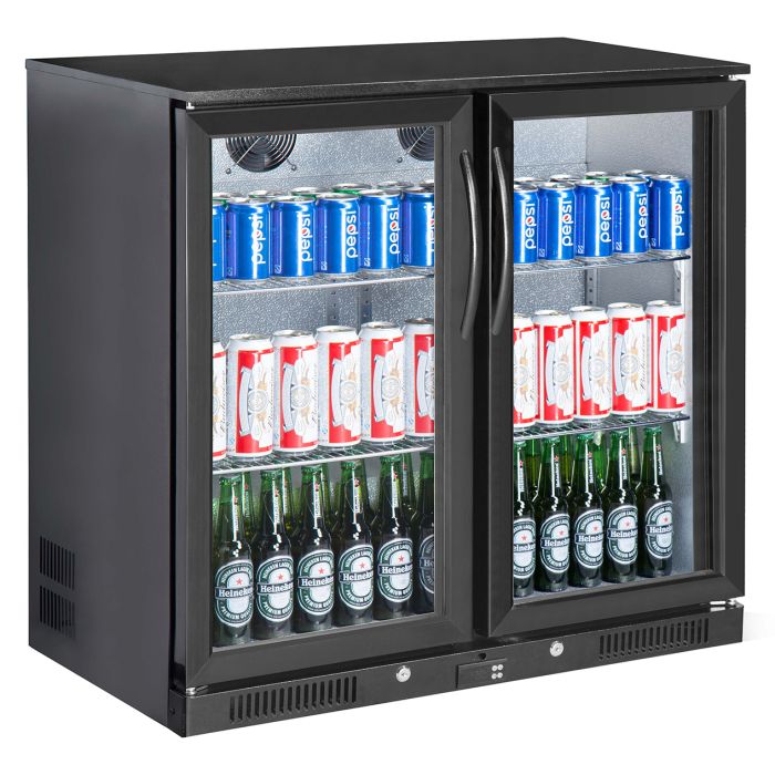 Flaschenkühler, Inhalt 200 Liter, 2 Flügeltüren-1