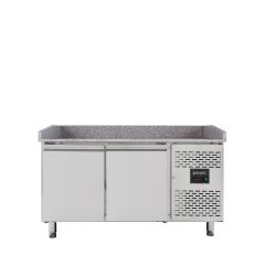 EASYLINE Pizzak&uuml;hltisch 800 / 2-t&uuml;rig "grau"