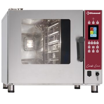 Elektroofen Dampf/Konvektion TOUCH SCREEN, 5x GN 1/1 - AUTO-CLEANING - DFV-511/PTS