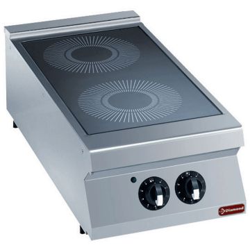 Elektroherd 2 Cerankochflächen -TOP- - E22/2VC4T-N